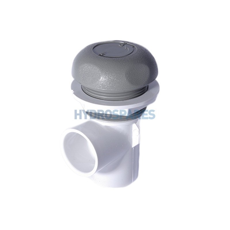 On/Off Turn Valve 1" Vertical Single Port - Grey - Textured On/Off Turn Valve 1" Vertical Single Port - Grey - Textured