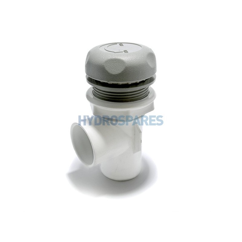 On/Off Turn Valve 1.5" Vertical Single Port - Grey - Textured On/Off Turn Valve 1.5" Vertical Single Port - Grey - Textured