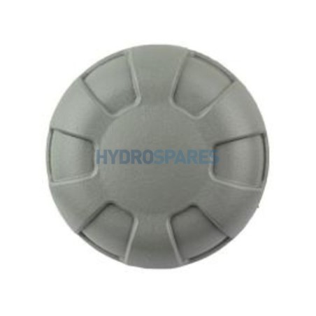 On/Off Turn Valve 1" Cap Grey - 6 Spoke