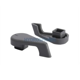 Top Access Control Valve 1" Handle Grey - Notched