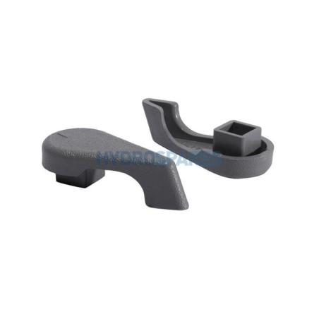 Top Access Divert Valve 1" Handle Grey - Textured