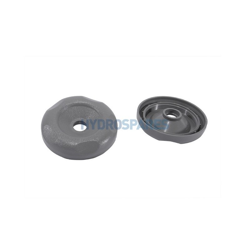 Top Access Divert Valve 1" Cap Grey - Textured