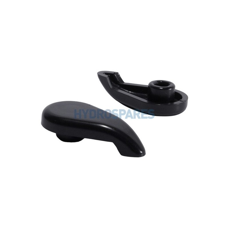 Top Access Air Control Handle Black - Notched