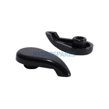 Top Access Air Control Handle Black - Notched