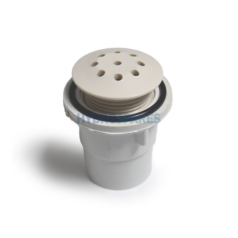 Air Injector Pepper Pot - White Straight 1.0" Soc