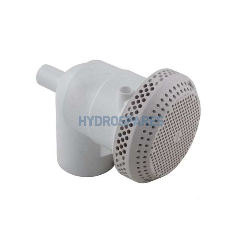 Hi-Flo Suction 1.5" - 90° Elbow White 100GPM