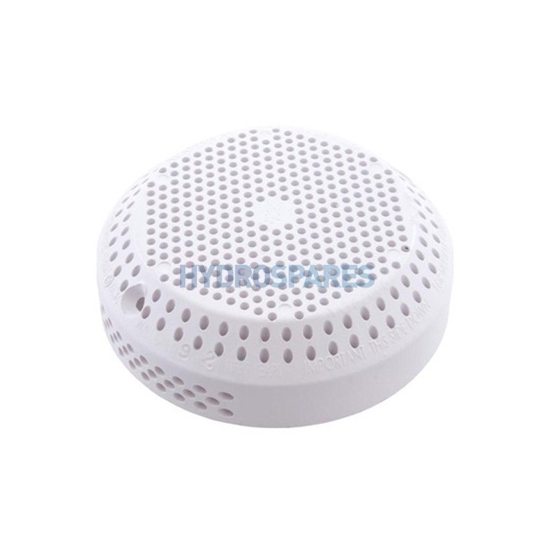 Ultra Hi-Flo Suction Cover Only 3.5" SPC-2 VP White 128GPM