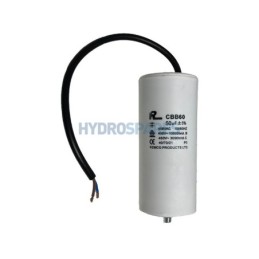 Capacitor - HS PRO - Motor Run - Flying Lead 12µf