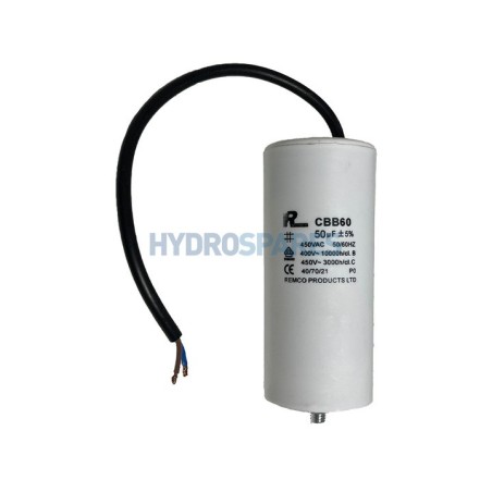 Capacitor - HS PRO - Motor Run - Flying Lead 40µf