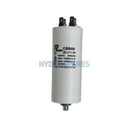 Capacitor - HS PRO - Motor Run - Spade Terminal 20µf