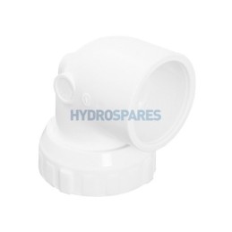 Pump Union - 1.5" PVC 50mm Socket 90°