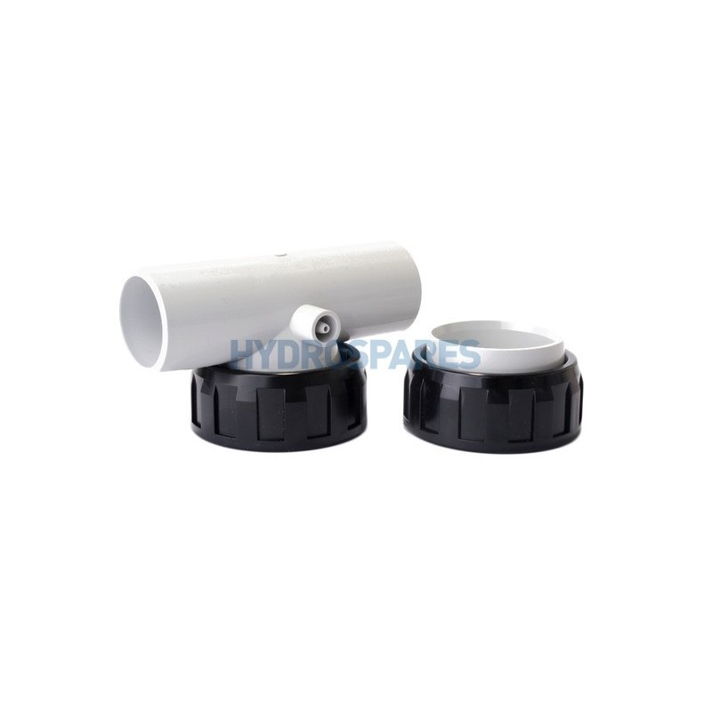 Pump Union Set - Euro Buttress (Tiper 15 )  1.5" Soc & 1.0" Tee