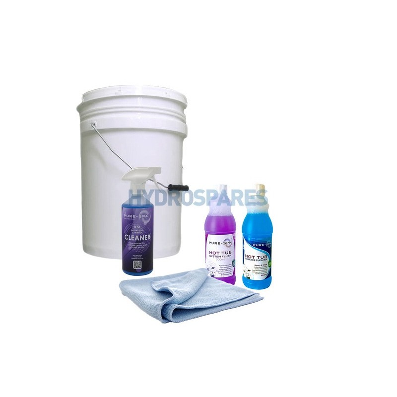 Pure-Spa Hot Tub Cleaning Bucket Kit