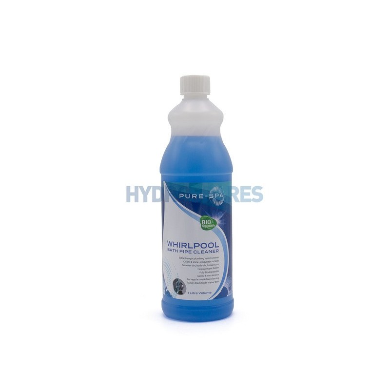 Pure-Spa - Whirlpool Bath Pipe Cleaner - Single 1Ltr Bottle