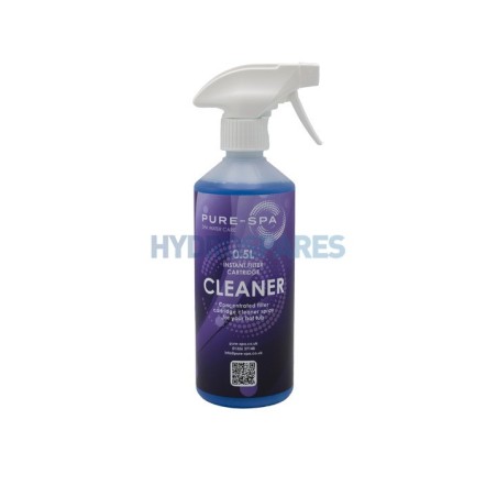 Pure-Spa - Instant Filter Cleaner - Liquid 500ml Spray Bottle