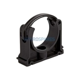 Pipe Clip - 1.5" Black - Type C with gate - P/P