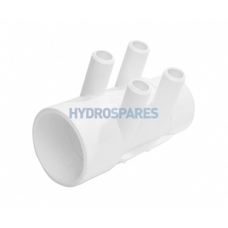 Manifold - 2.0" - 4 Barb (SP) 3/4" Smo Barb - Socket x Spigot