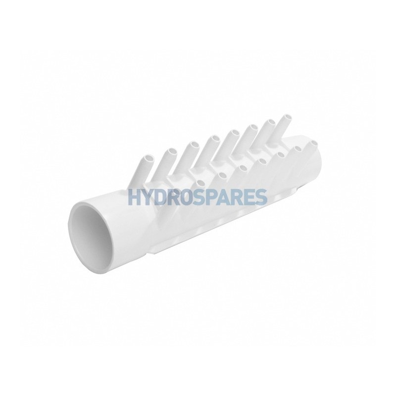 Manifold - 1.5" - 16 Barb 3/8" Smo Barb - Socket x Spigot