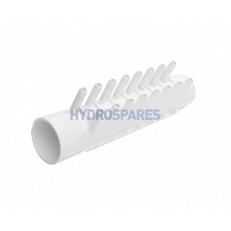 Manifold - 1.5" - 16 Barb 3/8" Smo Barb - Socket x Spigot