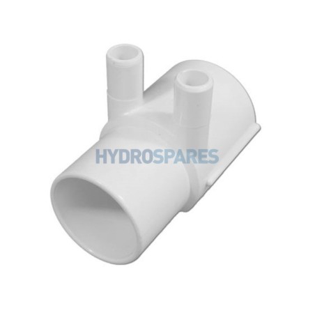 Manifold - 2.0" - 2 Barb (SP) 3/4" Smo Barb - Socket x Spigot