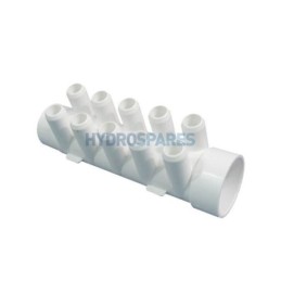 Manifold - 1.5" - 10 Barb (SP) 3/4" Smo Barb - Socket x Spigot