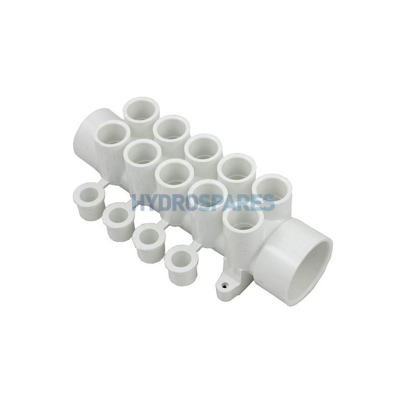 Manifold - 1.5" - 10 Port 1/2" Port - Socket x Spigot