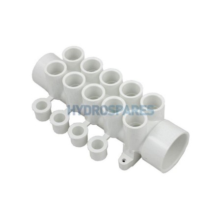 Manifold - 1.5" - 10 Port 1/2" Port - Socket x Spigot