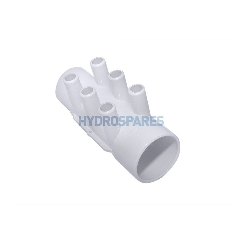 Manifold - 2.0" - 6 Barb (SP) 3/4" Smo Barb - Socket x Spigot