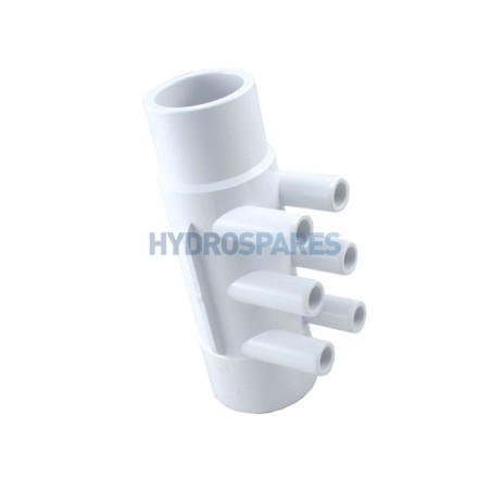 Manifold - 2.0" - 6 Barb 3/4" Smo Barb, Socket x Spigot