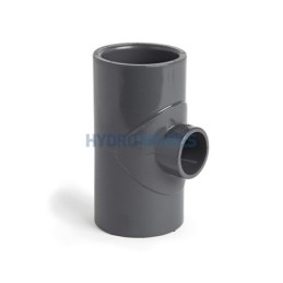 Tee - Reducing  MET Grey 63mm F x 63mm F x 50mm F PVC