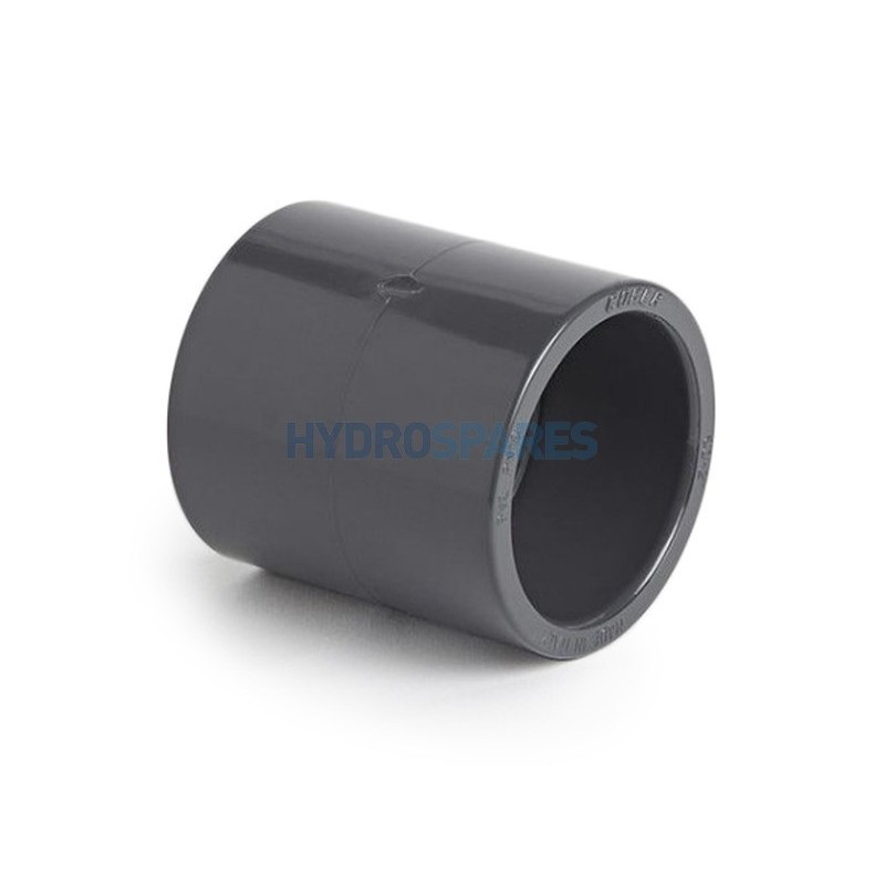 Coupler - Equal  1.5" Grey - PVC