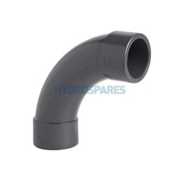 Elbow - 90° Equal Swept  MET - Grey 32mm - PVC