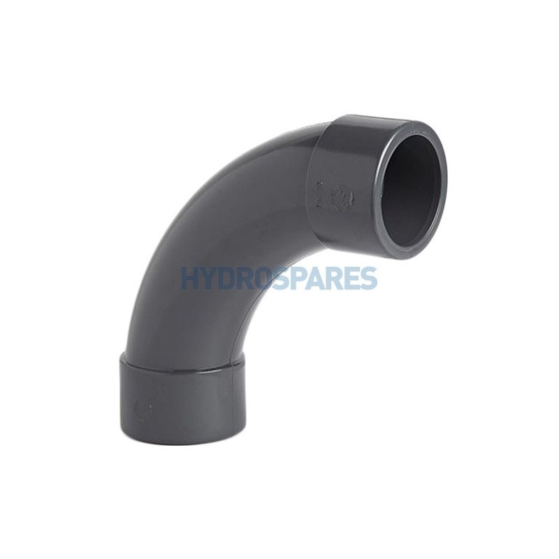 Elbow - 90° Equal Swept  MET - Grey 32mm - PVC