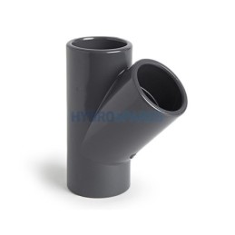 Tee - 45° Equal Wye   IMP - Grey 2.0" - PVC