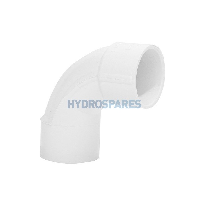 Elbow - 90° Swept Street  IMP - White 1.5" - PVC - M x F