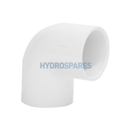 Elbow - 90° Equal  IMP - White  1.5" - PVC