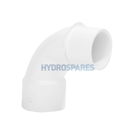 Elbow - 90° Swept Street  IMP - White 2.5" - PVC - M x F