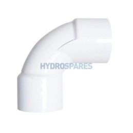 Elbow - 90° Swept Equal  IMP - White  2.0" - PVC