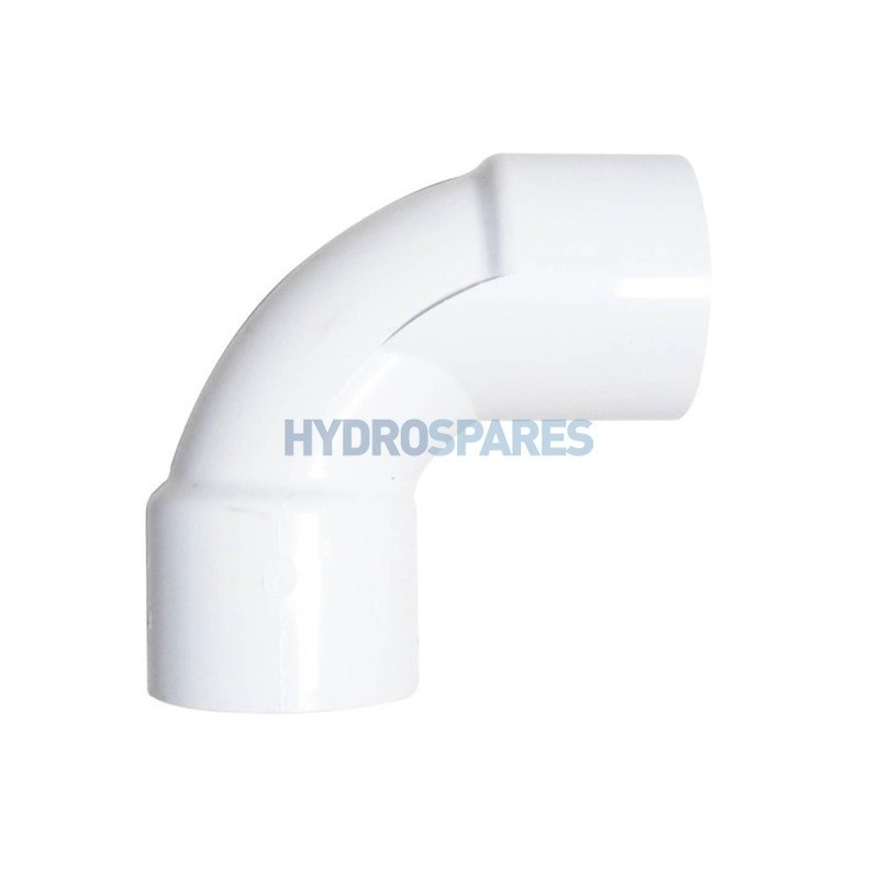 Elbow - 90° Swept Equal  IMP - White  2.0" - PVC