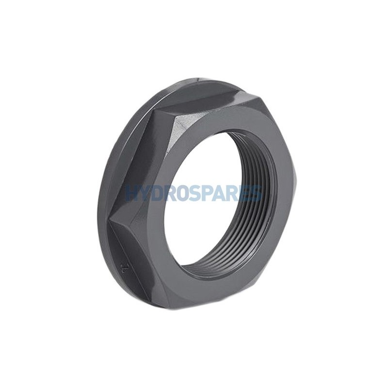 Back Nut  IMP Grey 1 1/2" BSP PVC