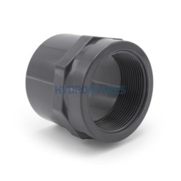 Adaptor - Plain/Threaded  IMP   Grey 2"ID x 2" OD x 2" BSP Socket PVC