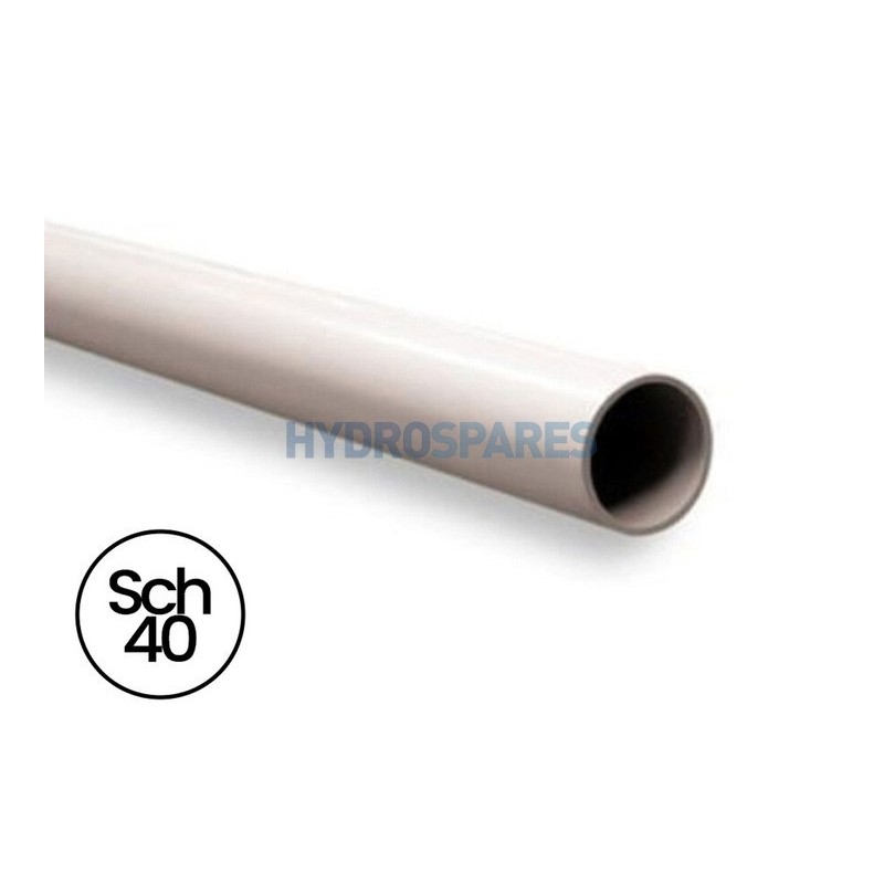 Rigid Pipe - IMP - White 1/2" - SCH 40