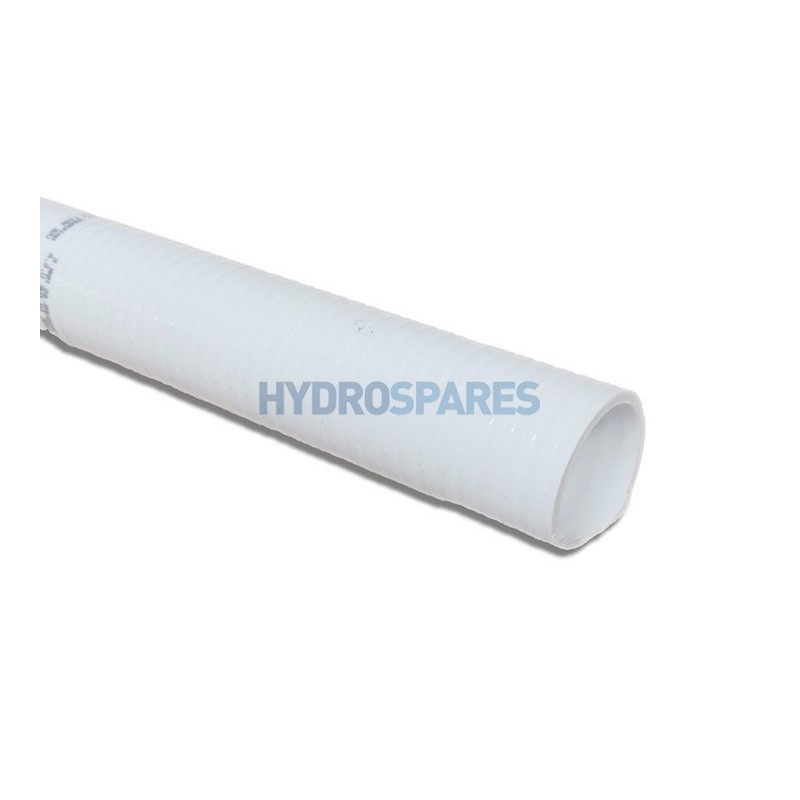 2" Semi-Rigid PVC Pipe White 1m Straight  (36/Box)