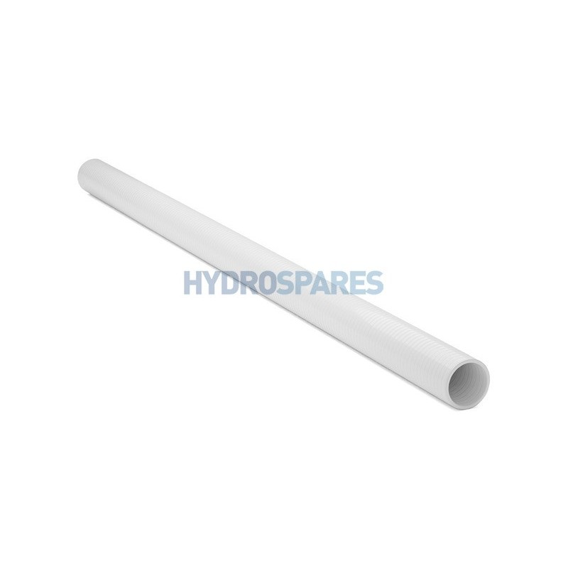 2'' -  Semi Rigid Pipe -White  2Mtr Straight Length