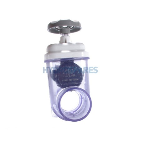 Gate Valve 2" Socket - Socket Clear/White thread activation