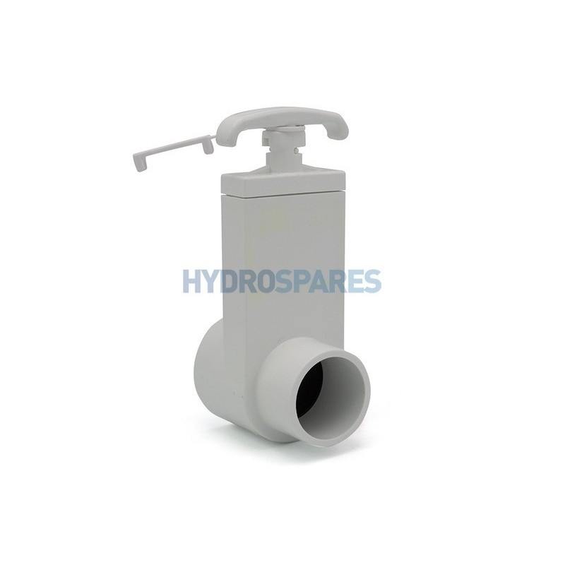 Slice Valve 1.5" Socket - Spigot White