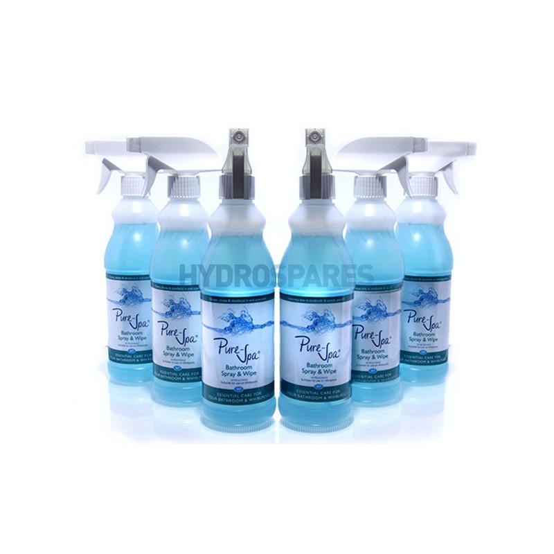 Bathroom Spray & Wipe x 6 6 x 500ml